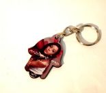 מחזיק מפתחות מעץ עם תמונה