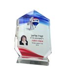 מגן הוקרה קריסטל אברסט 20 ס"מ