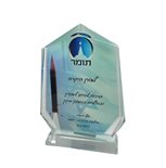מגן הוקרה קריסטל 20 ס"מ דגם אוורסט