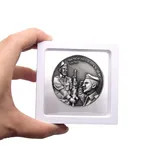 מדליה + הטבעה בקופסת ואקום מינ 100 יח