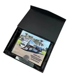 מגן הוקרה זכוכית עם הדפסה ישירה 20*15 ס"מ + בסיס קריסטל