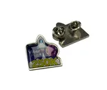 סיכת דש מתכת צורנית עם הדפסה מינ 100 יח'