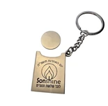 מחזיק מפתחות עם מטבע לעגלה ותפילת הדרך